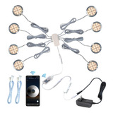 Luces Led Empotrables 8 Paquetes Control De App Wifi Co...