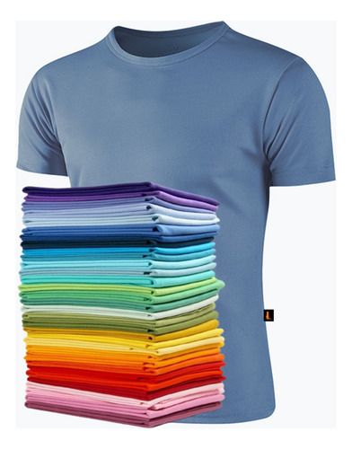 Kit 10 Camisetas Camisas Blusa Atacado Básicas Unissex Malha