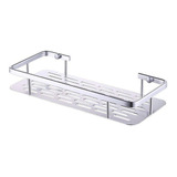 Estante Rectangular  Acero Inoxidable Con Baranda Ducha Baño