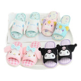 Zapatillas De Casa Kawaii Melody Kuromi Cinnamoroll