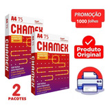 Papel Chamex Office A4 Sulfite 210x297 75g Resma 1000 Folhas Cor Branco