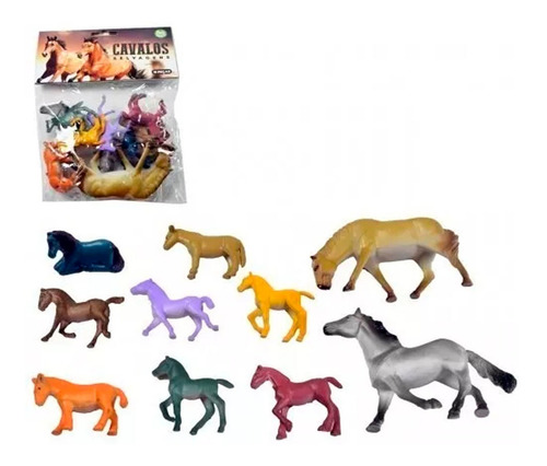 20 Cavalos Selvagens Em Pvc Maquete, Miniatura Cavalo