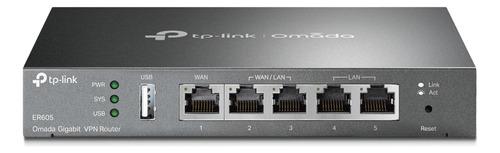 Router Tp-link Omada Er605 V2 Negro 110v/220v