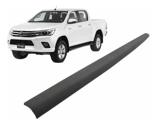 Lomo Trasero De Caja De Carga Portón Toyota Hilux 2016+