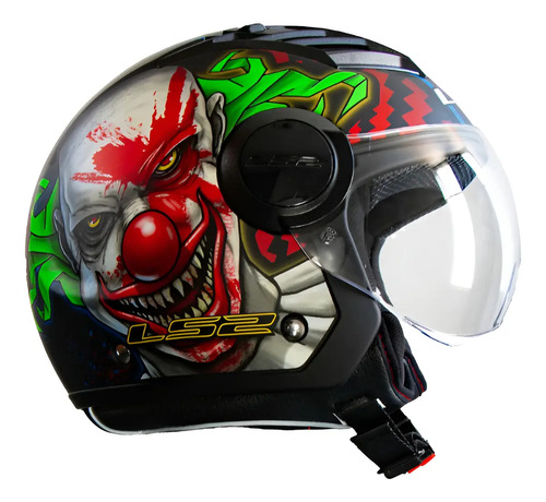 Casco Abierto Ls2 Airflow Para Moto Happy Dreams Moteros