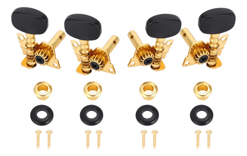 Ukulele Parts 2l2r Black Button Gold Bady Classical Style