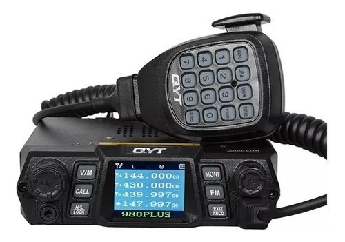 Estación De Radio Móvil De Doble Banda Qyt Kt-980 Plus Para