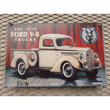 Antiguo Cartel Litografiado Ford Made In Usa