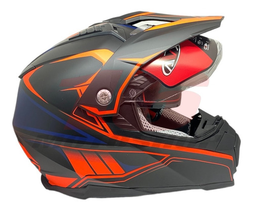 Casco Avx Fs 606 Doble Visor Enduro Cross Motoshop16