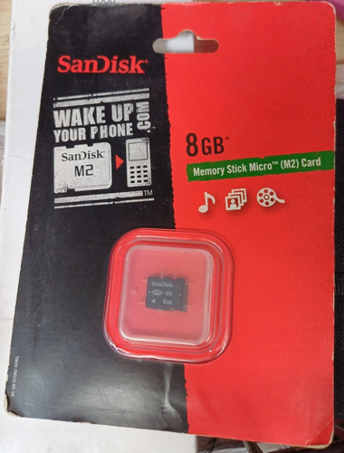 Sandisk 8gb Memory Stick M2 Video Música 