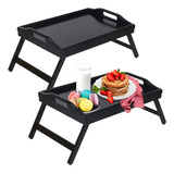 Artmeer Mesa De Cama Con Patas Plegables, Bandeja De Desayun