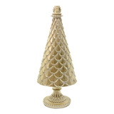 Adorno Mini Árbol Navideño Navidad 12cm Ivory Tendencia