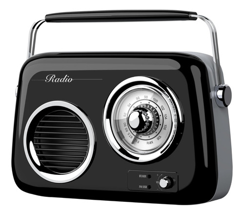 Radio Retro Portátil Vintage Am/fm Bluetooth Select Sound