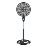 Ventilador De Coluna Mondial Turbo 3 Velocidades 8 Pás Vtx40c8p 110v 127v Preto Com Ajuste De Altura