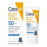 Protetor Solar Facial Cerave 100 Mineral Spf 50