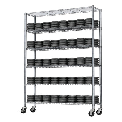 Anaquel Para Metal Estante Rack Exibidor Organizador Color Plateado | Meses sin interés