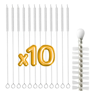 Cepillo Limpiador Lavar Popotes Reutilizable 17cm Set 10pz F | MercadoLibre