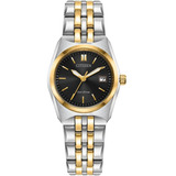 Citizen Corso Black Dial Stainless Ew2299-50e Color De La Correa Plata Y Oro Color Del Bisel Plata Y Oro Color Del Fondo Negro