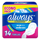 Always Toallas Higiénicas Ultrafina 14 Un