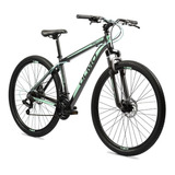 Mountain Bike Masculina Olmo Wish 290  2021 18  21v Frenos De Disco Mecánico Color Negro/verde  