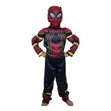 Disfraz Hombre Araña, Iron Spider, Spiderma Con Musculo Niño