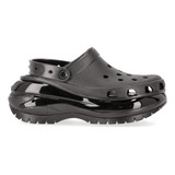 Zuecos Crocs Classic Mega Crush Clog En Negro | Moov