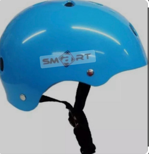 Casco Bicicleta Smart Color Celeste Talle Xs. Poco Uso