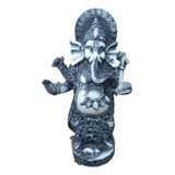 Figura Resina P/ Acuario Ganesh Hindú Elefante Chico 17x10cm