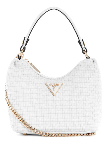 Guess Etel Mini Hobo, Blanco