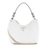 Guess Etel Mini Hobo, Blanco