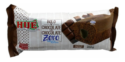 Bolo De Chocolate Com Recheio De Chocolate Zero Açucar 200g