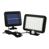 Lampara Solar De 56 Led Con Sensor Movimiento- Fijo 