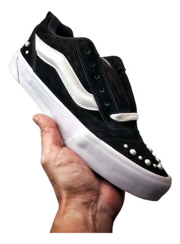 Vans Knu Skool Cómodo Comodín Zapatos Casuales Zapatillas De Lona Inero Unisex | Meses sin interés