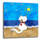 3drose Dpp__1 - Reloj De Pared Divertido Para Gatos Siamese.
