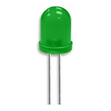 Pack De 100 Leds 5mm Verde Diodos Redondos