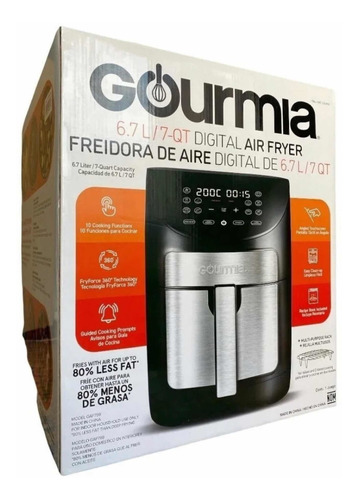 Gourmia, Air Fryer Digital, De 6.7 Litros