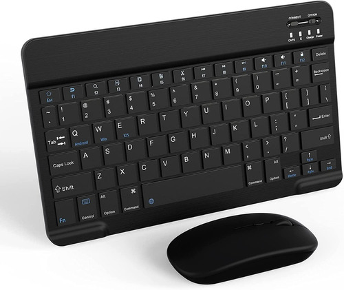 Kit Teclado + Mouse Bluetooth Para Motorola Moto Tab G70