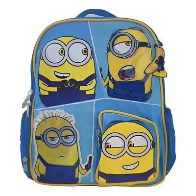 Mochila Escolar Group Ruz Minions Azul 25L Poliester Niños Primaria | Meses sin interés