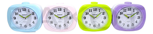 Reloj Despertador Alarma Analogico Dakot A94 Gtia Newmar