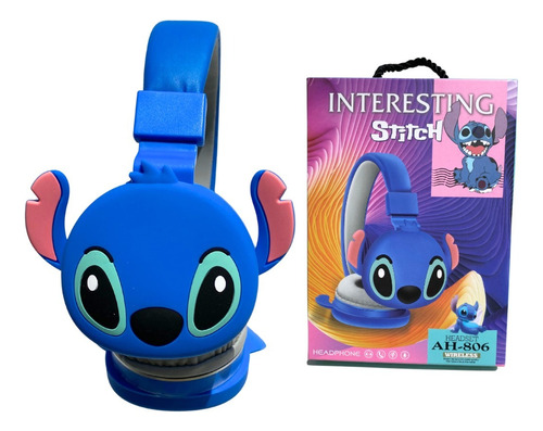 Audífonos Inalámbricos De Diadema Personaje Stich