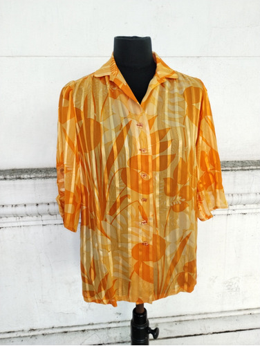 Camisa Naranja Vintage