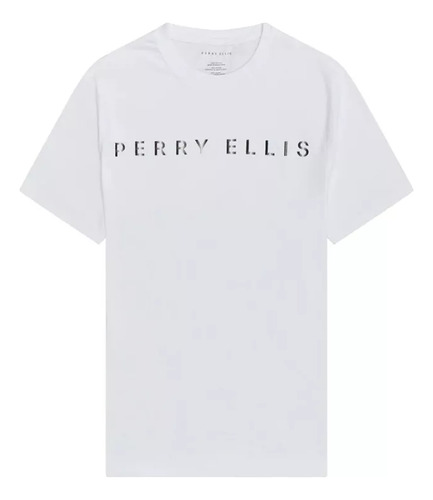 Playera Perry Ellis Ombre Blanco Hombre 4ehk9020126