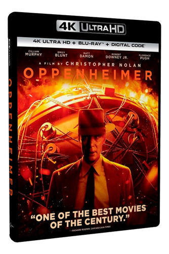 Oppenheimer Bluray 4k Uhd 50gb + Disco Bonus