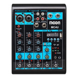 Consola Mixer 4 Entradas Bluetooth Usb Micrófonos By Dancis