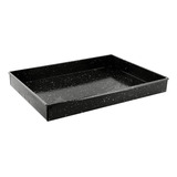 Asadera Fuente Enlozada Rectangular Nº 6 39x30 Horno Jovifel Color Negro