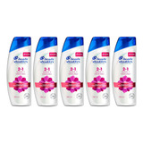 5 Shampoo Head & Shoulders 2 En 1 Suave Y Manejable 180ml