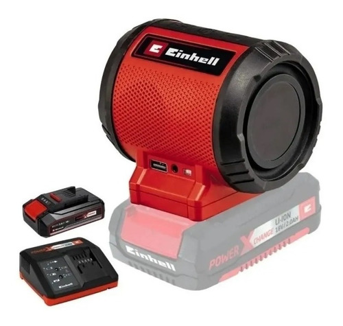 Parlante Y Cargador Usb Inalambrico Bluethooth 5.0 Einhell