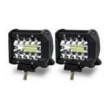 Barra Led Faro 60w 20 Led Spot Flood 4x4 Cuatri Agro El Par