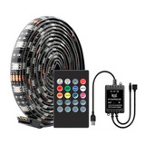 Kit Rgb Usb Audioritmico Ideal Tv Pc Gamer 30 Led 2 Metros