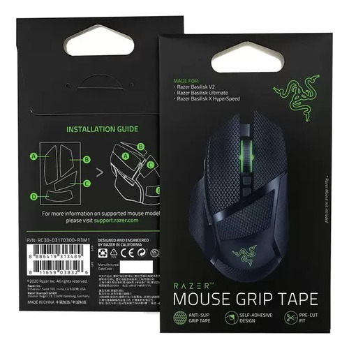Mouse Grip Tape Razer P/ Basilisk Ultimate / V2/ Xhs